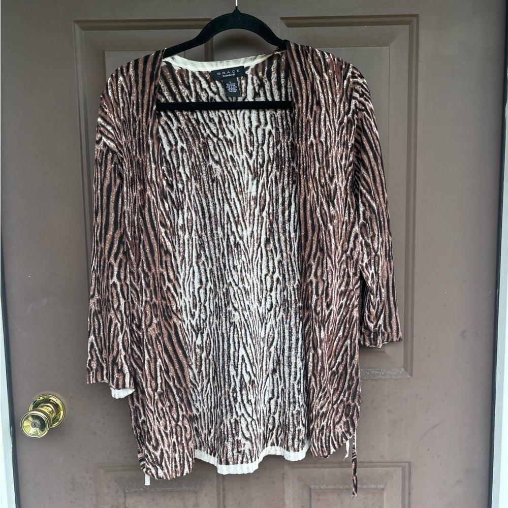 Grace Leopard Print Cardigan